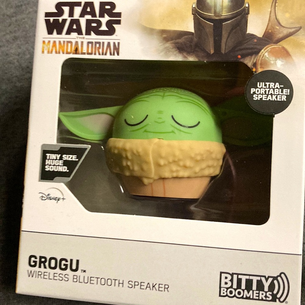 Bitty Boomers Mandalorian Edition Baby Yoda Bluetooth Wireless Speaker
